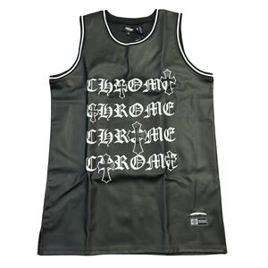 Watson Chrome Hearts Leather Basketball Jersey + Bracelet Bundle